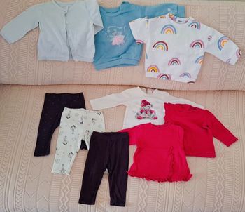 Lot vêtements bébé fille