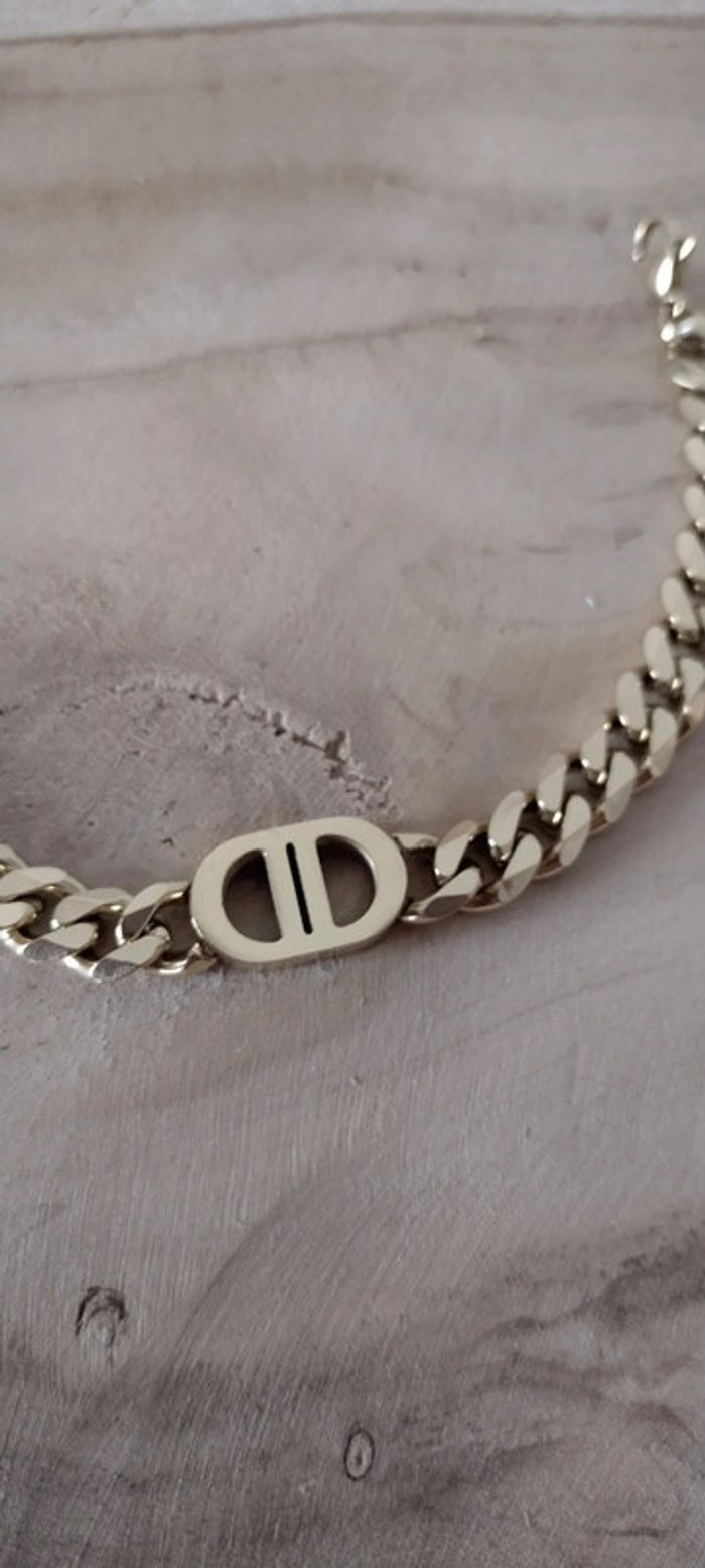 Bracelet gourmette grosse maille - photo numéro 2