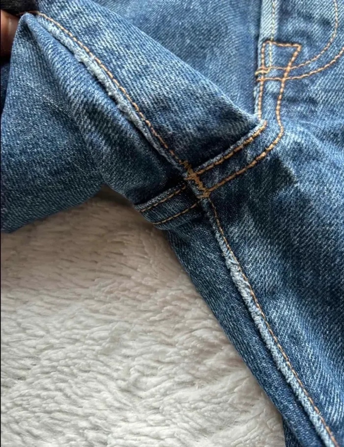 Jean Levi’s 501 bleu coupe straight droite fuselé taille M/40 W40 L32 homme - photo numéro 7