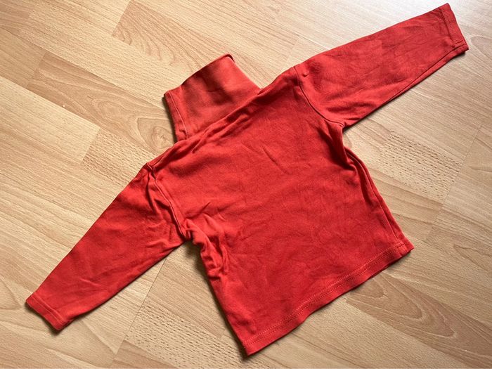 Beau sous-pull orange Orchestra T. 2 ans/92 cm garçon TBE - photo numéro 2