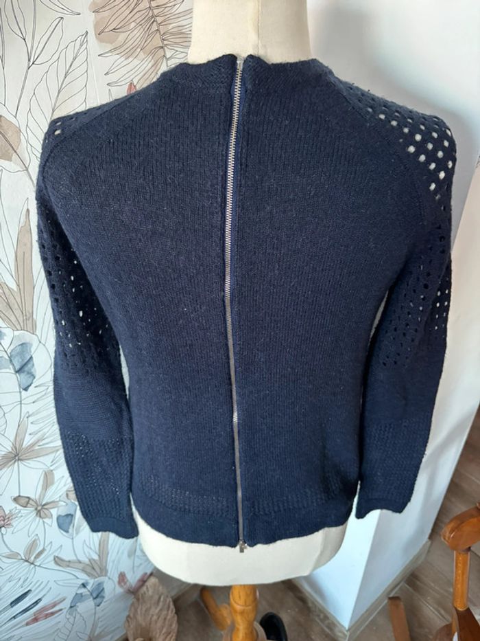 💙 Pull ajouré bleu marine - The Kooples - Taille 1 - photo numéro 8
