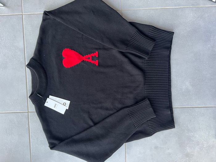 Pull ami Paris noir M