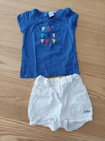 Ensemble été Cadet Rousselle 18mois