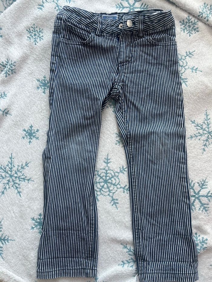 Pantalon rayé jacadi - photo numéro 2