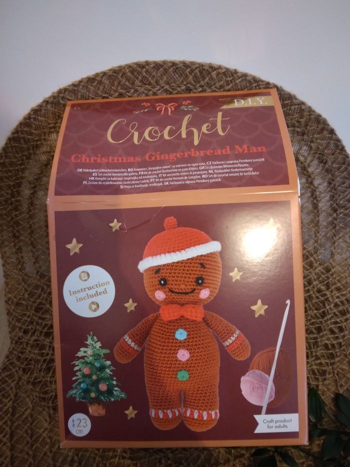 Kit crochet bonhomme en pain d'épices - photo numéro 2