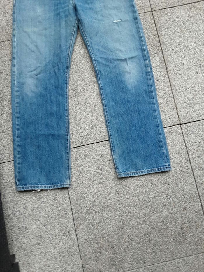 Pantalon jean vintage marque Levi s strauss taille w 34 l 30 fermeture bouton - photo numéro 6