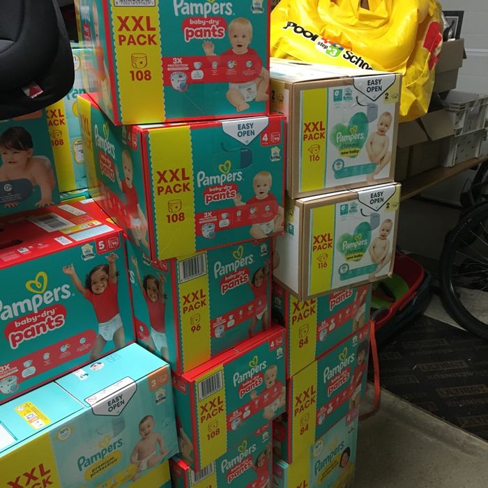 Couches Pampers xxl