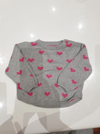 Pull petits cœurs