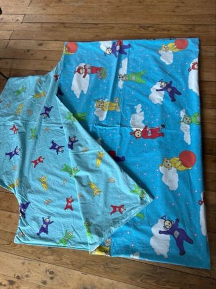 Housse de couette teletubbies pour lit enfant une personne - photo numéro 2