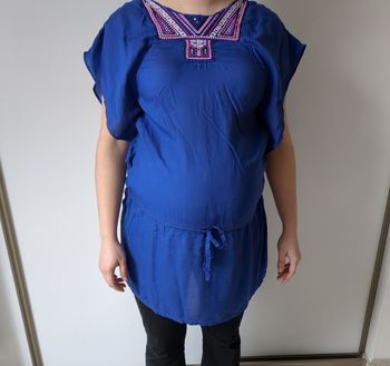 Tunique de grossesse bleue Prémaman XS / 34 / 6