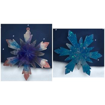 Étoiles des neiges déco sapin