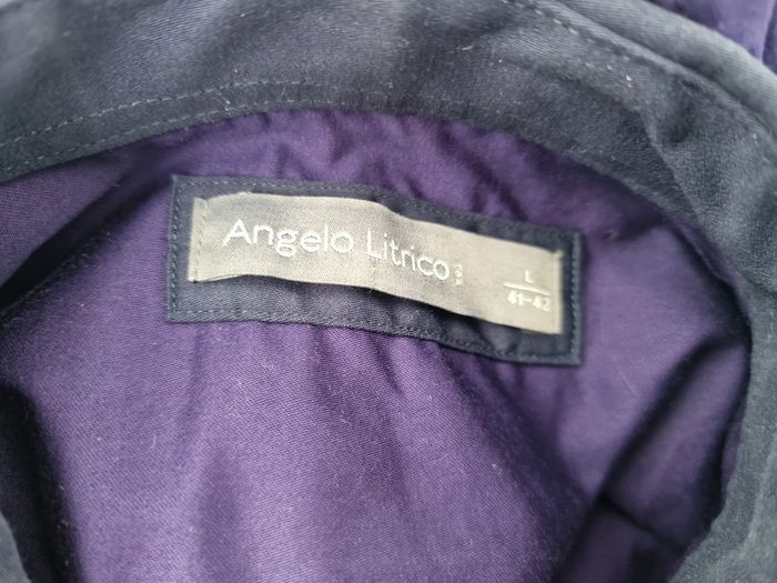 Chemise Violet Details Noirs - photo numéro 7