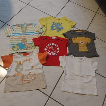 Lot de 6 t-shirts 6 mois 