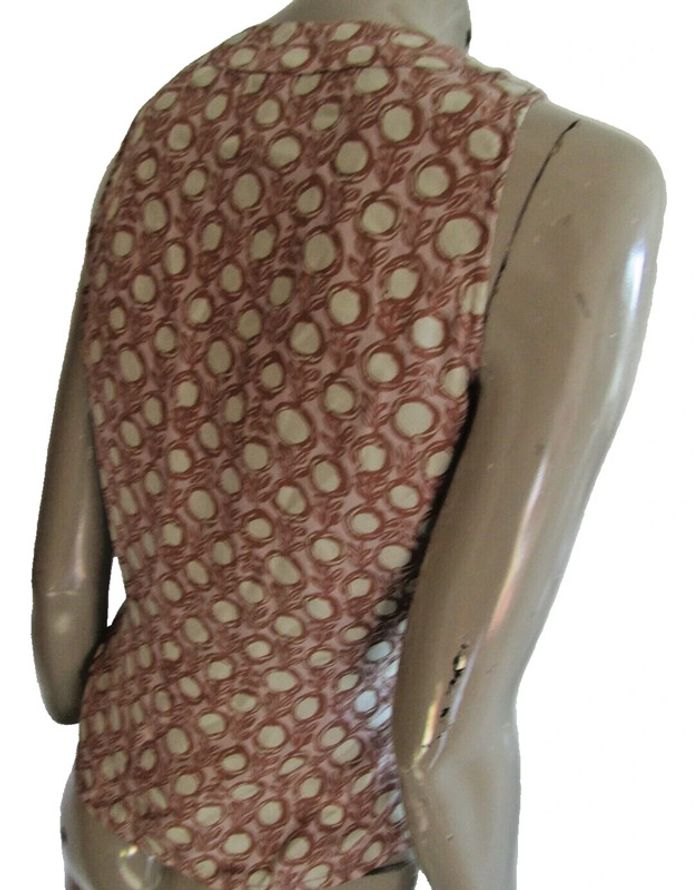 top tunique 100%soie marque manila grace pas de taille indiquée mais convient a une taille 36/38 - photo numéro 3