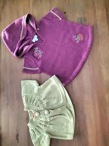 Lot de 2 tricots 6 mois