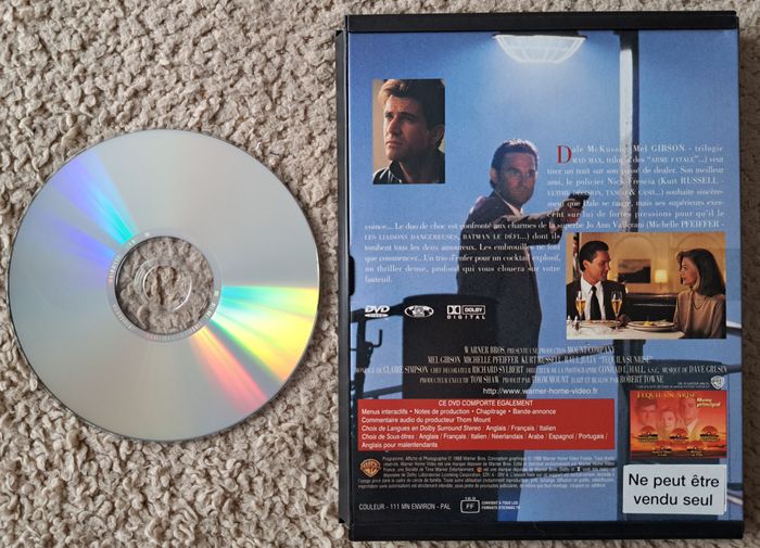 💿 DVD : Tequila Sunrise - photo numéro 3