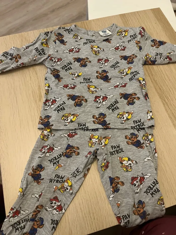 Pyjama pat patrouille 2 ans
