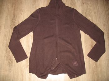 GILET VIOLET "TERRE DE MARINS" - TAILLE 3 - n°01