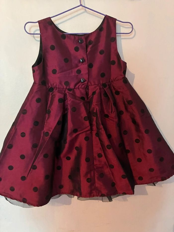 Magnifique robe à reflets changeant, taille 23 mois. - photo numéro 7