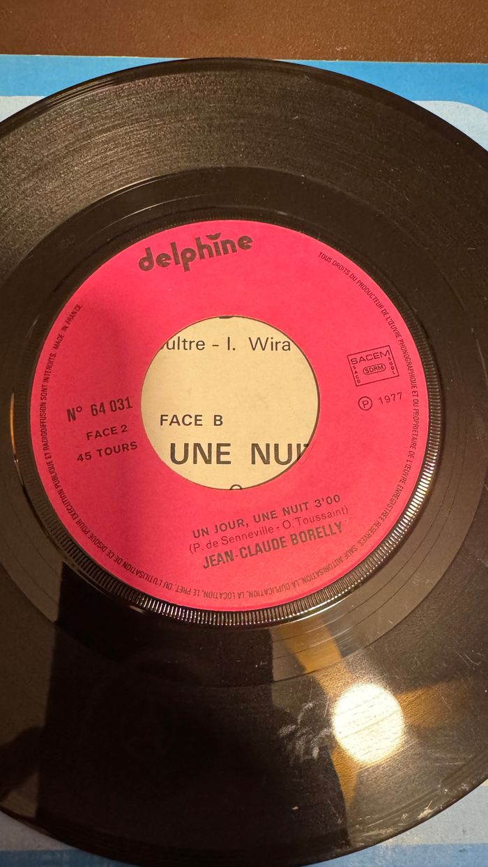 Vinyle 45 Tours, Jean Claude Borelly – Un Amour D'Été - photo numéro 6