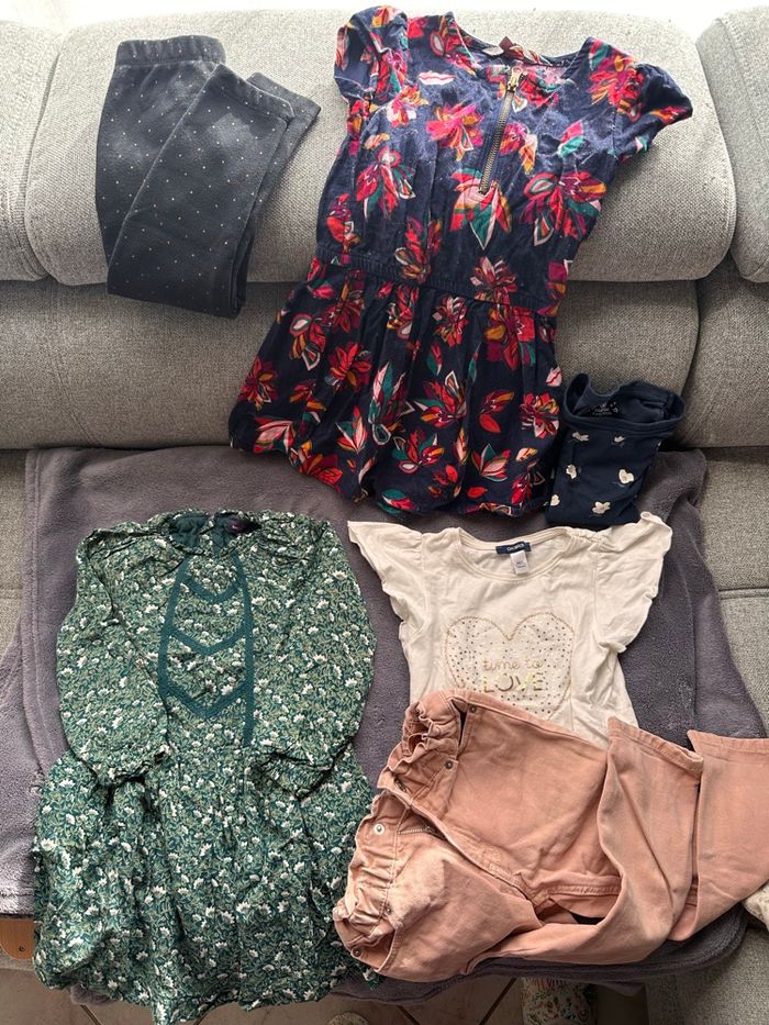 Lot vêtements fille