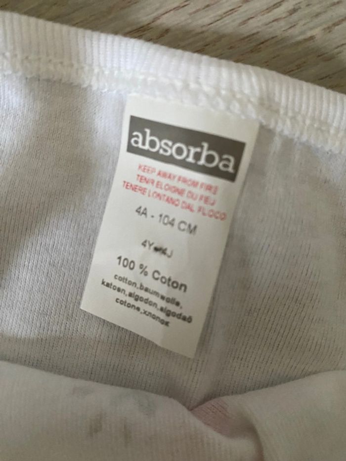Lot brassières Absorba taille 4 ans neufs - photo numéro 2