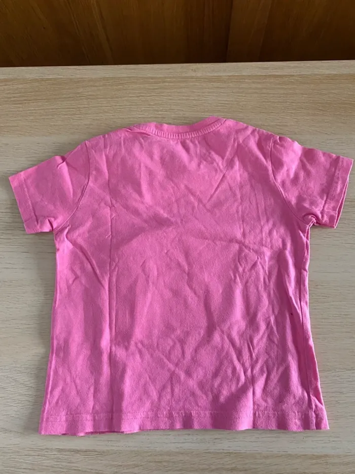 T-shirt disney Minnie mouse fantasyland Disneyland Paris fille 4 ans rose princesse - photo numéro 4
