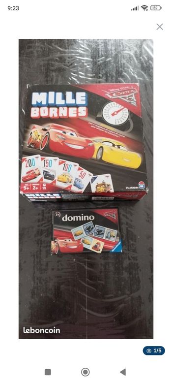 Jeux de société Cars