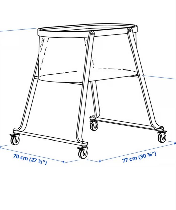 Berceau  en Bouleau IKEA Älskvärd 40X73 cm Neuf - photo numéro 3
