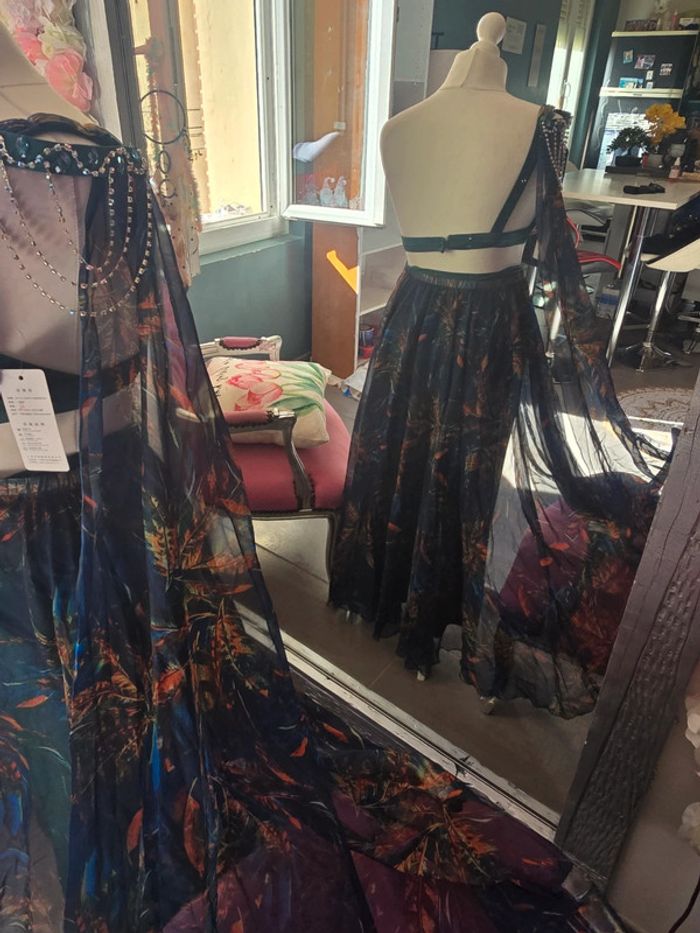 Tenue danse du ventre luxe taille L neuf avec étiquettes - photo numéro 12