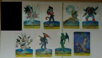 Lot 8 Cartes Lamincards part 6 ITA Smeraldo Dragon Ball GT Z card DBZ set edibas