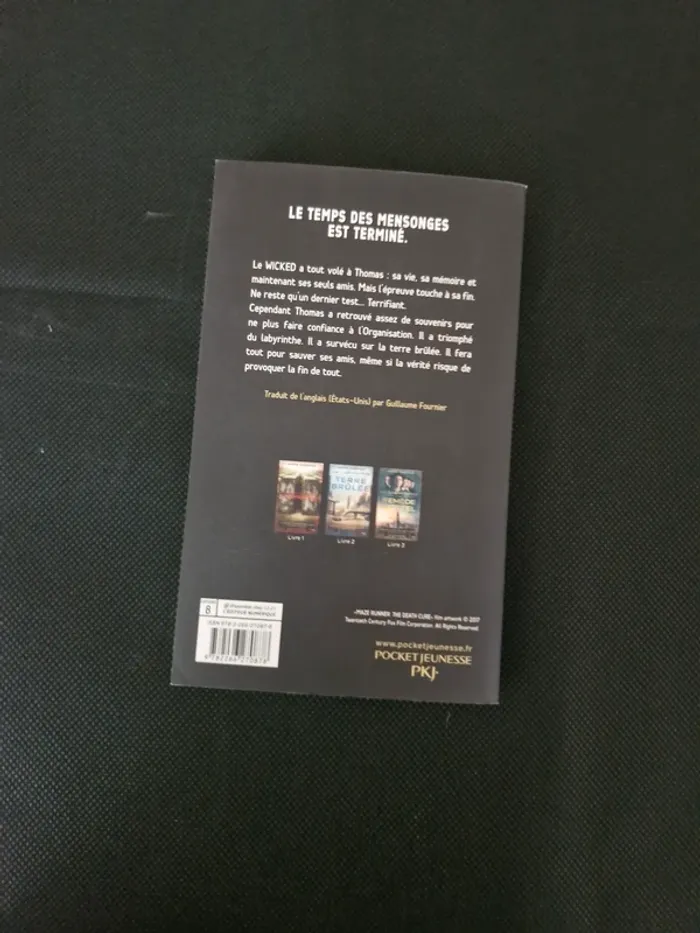 L'épreuve - Tome 3 - Le Remède Mortel - James Dashner - photo numéro 6