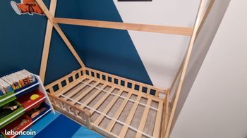 Lit tipi + matas + draps + housses de protection