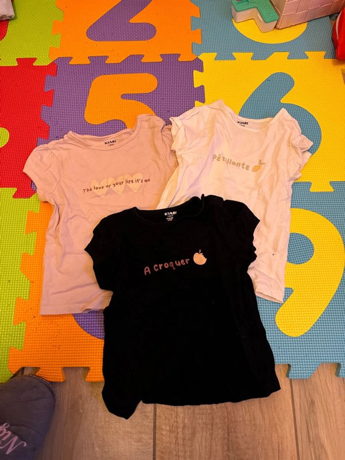 Lot de 3 t-shirt Kiabi 18 mois