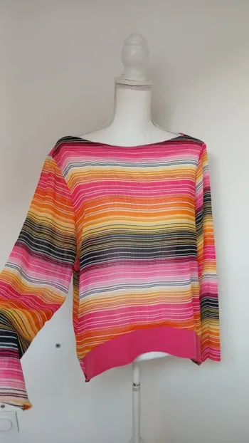Blouse arc en ciel Hippocampe