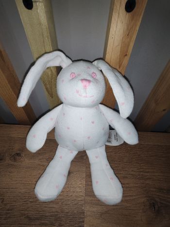 Joli Lapin gap rose et blanc
