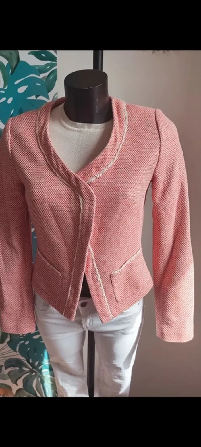 Veste tweed marque esprit taille 36 - photo numéro 2