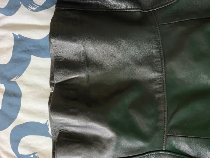 Blouson en cuir veritable giovanni taille 1 pour femme jamais porté - photo numéro 14