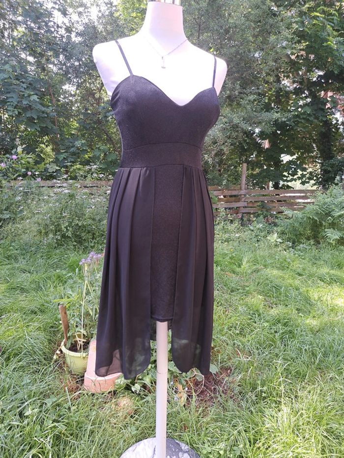 Robe voile paillettes