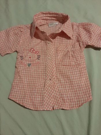 Chemise MC T6M hello kitty