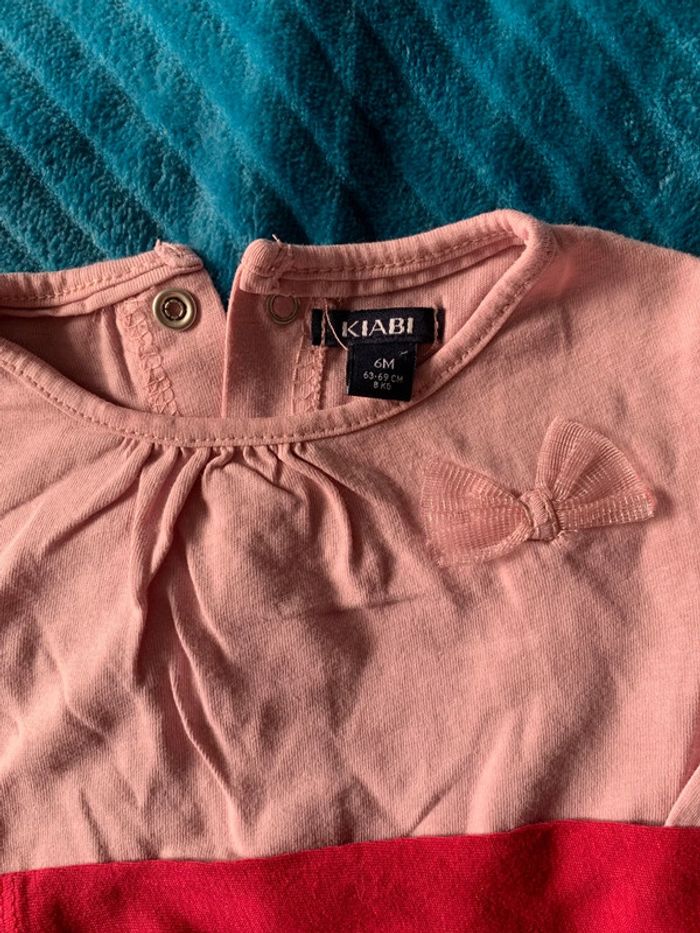 Lot 2 tee shirts fille 6 mois - photo numéro 3