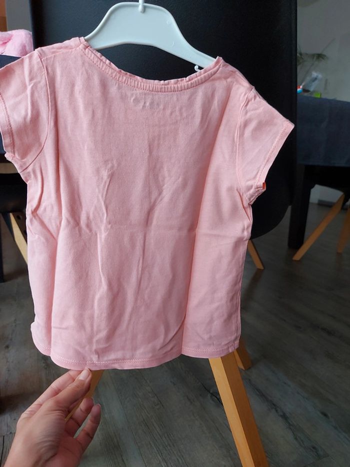 Tee-shirt manches courtes Vertbaudet 4 ans rose - photo numéro 12