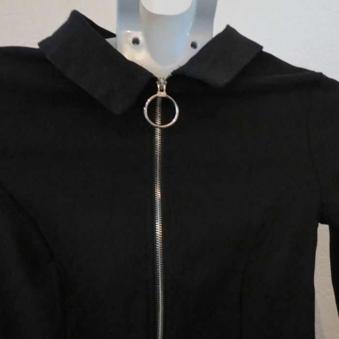 Veste légère noire “Don’t Call Me Jennyfer” – Taille S - photo numéro 2