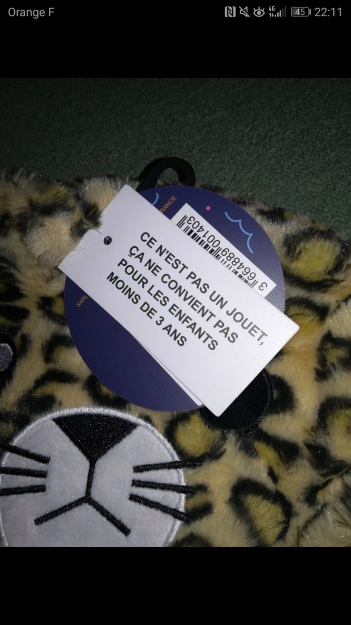 Bonnet dansant léopard, taille unique, neuf avec étiquette - photo numéro 4