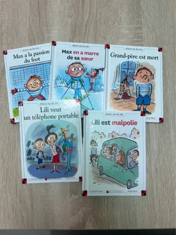 Lot 5 livres Édition Ainsi va la vie
