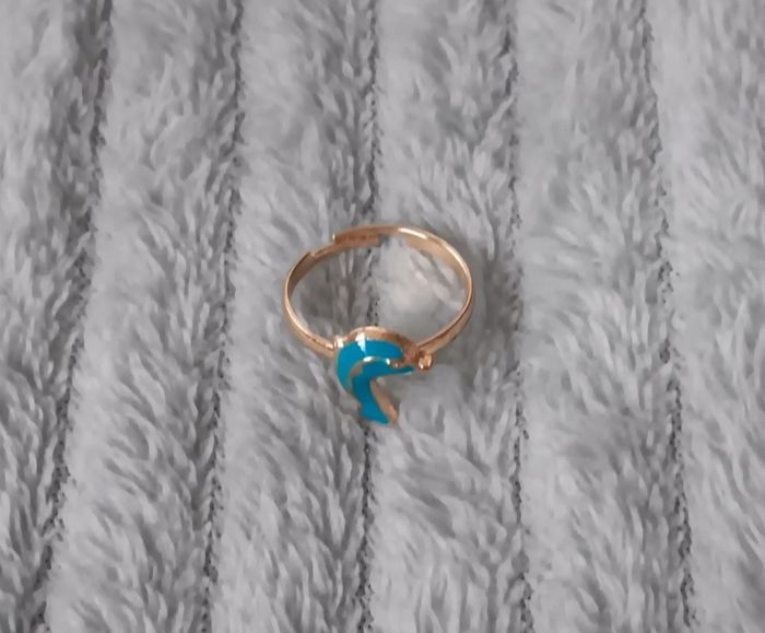 Bague enfant réglable dauphin - photo numéro 2