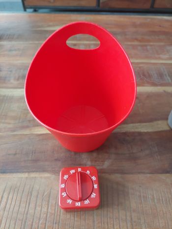 Lot porte couverts et minuteur