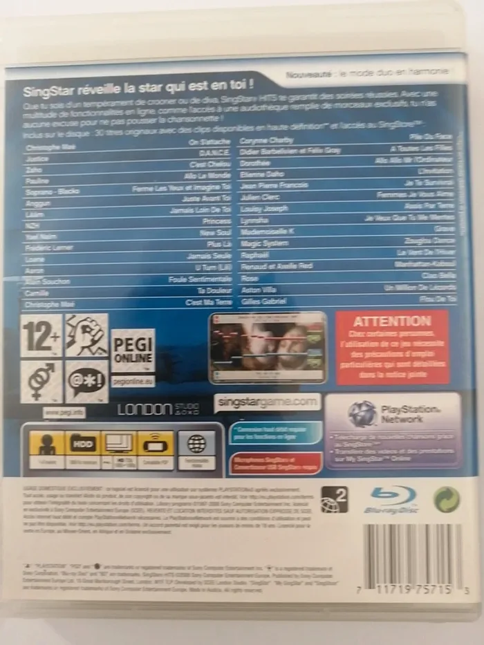 Jeu Singstar karaoke sur PS3 - photo numéro 2
