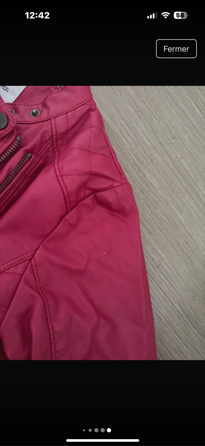 Veste simili cuir 12 ans okaidi - photo numéro 3
