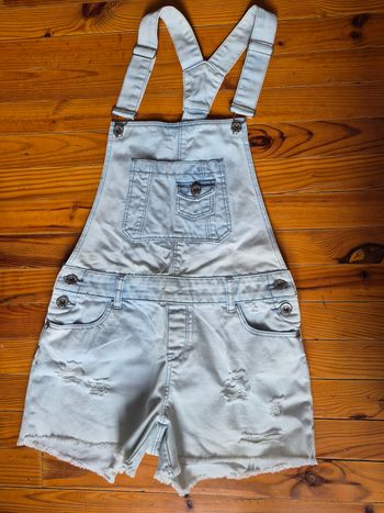 Salopette short jean XS